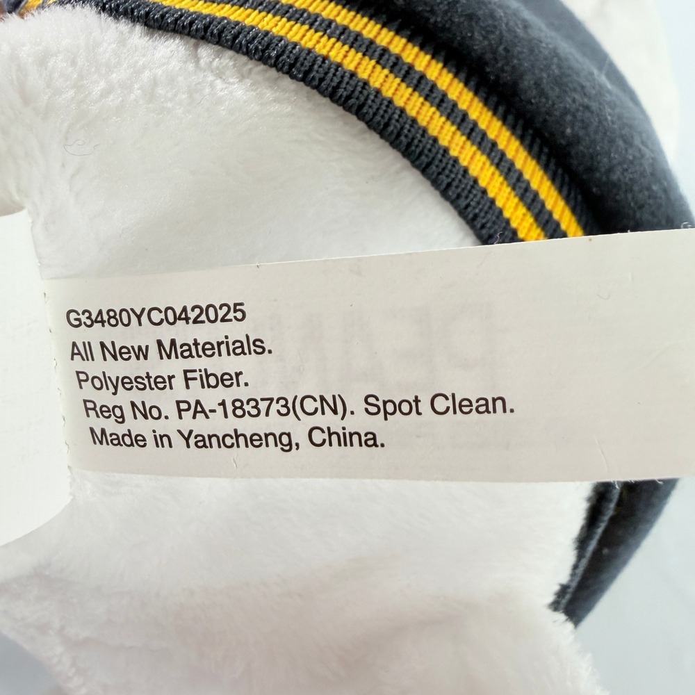Peanuts Snoopy Football Plush Varsity Letterman Jacket 10" NWT Ruz 2025 - Picture 8 of 10